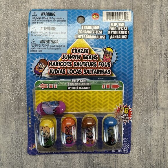 JA-RU Crazee Jumpin' Beans 5 Pack Brand New Sealed 2004 Flip 'em! Trade 'em! - Picture 1 of 8
